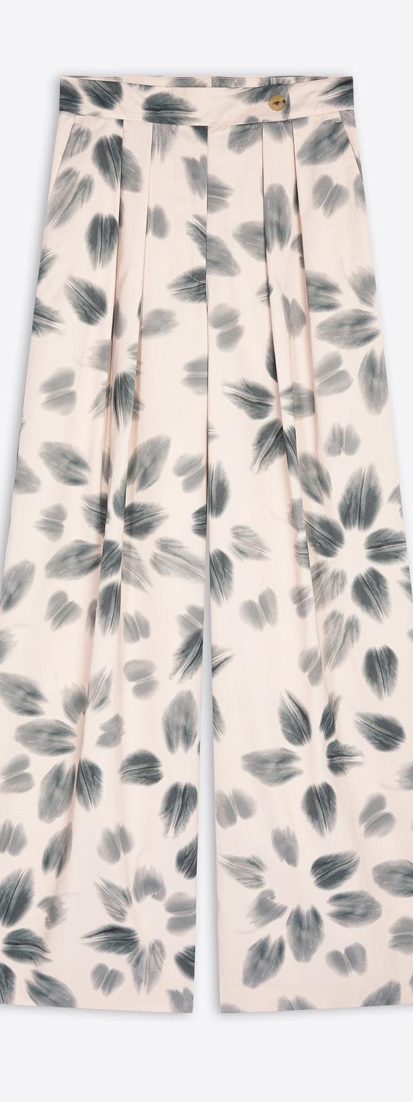 dries van noten Wide pleated pants blush