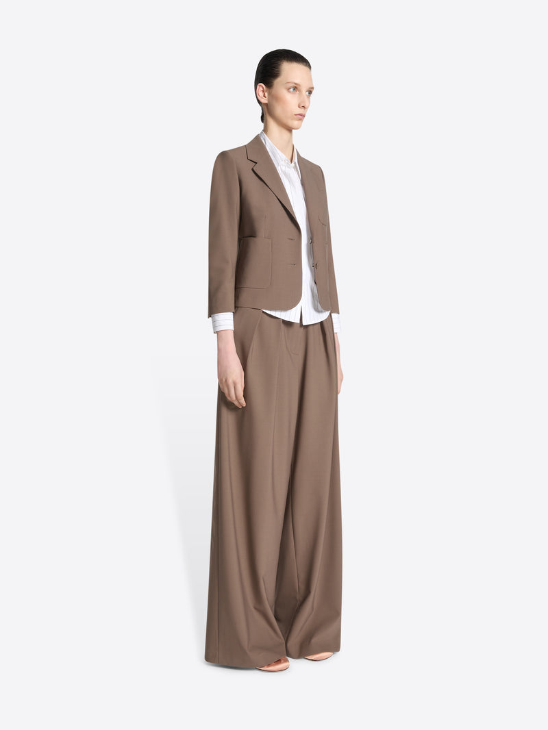 Dries Van Noten Wide Pleated Pants TAUPE