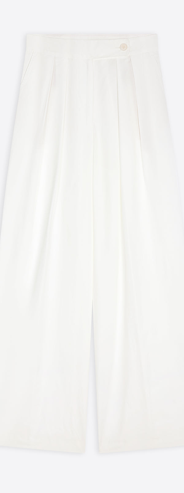 dries van noten Wide pleated pants white