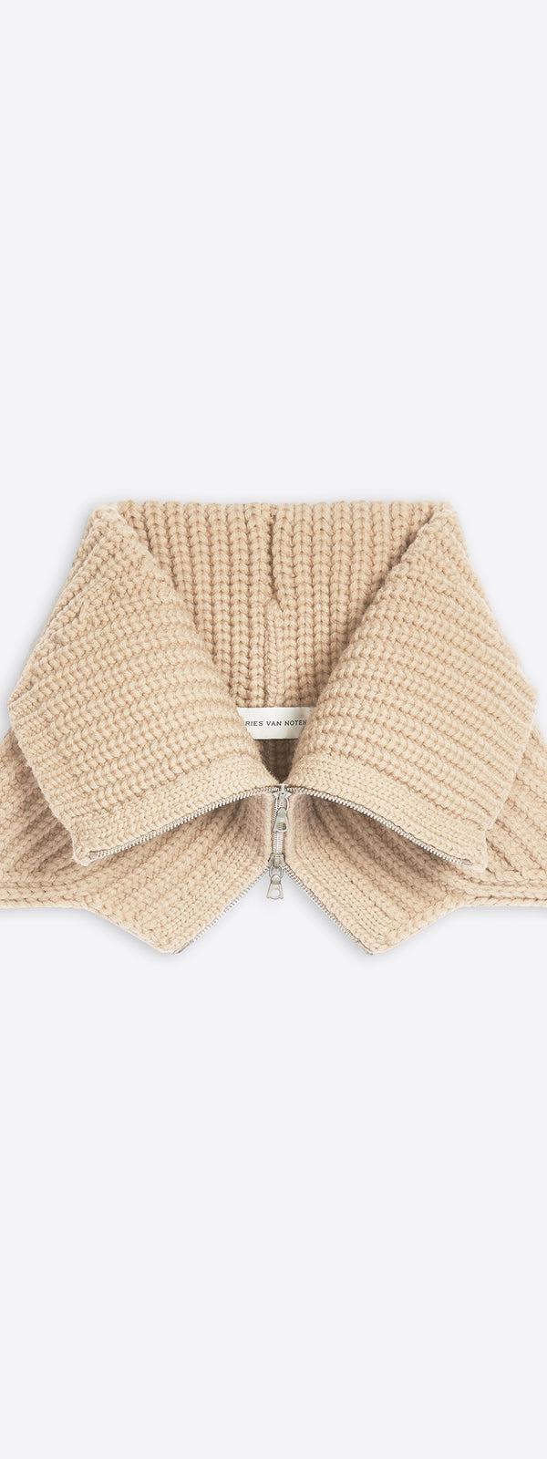 dries van noten Wool collar BEIGE