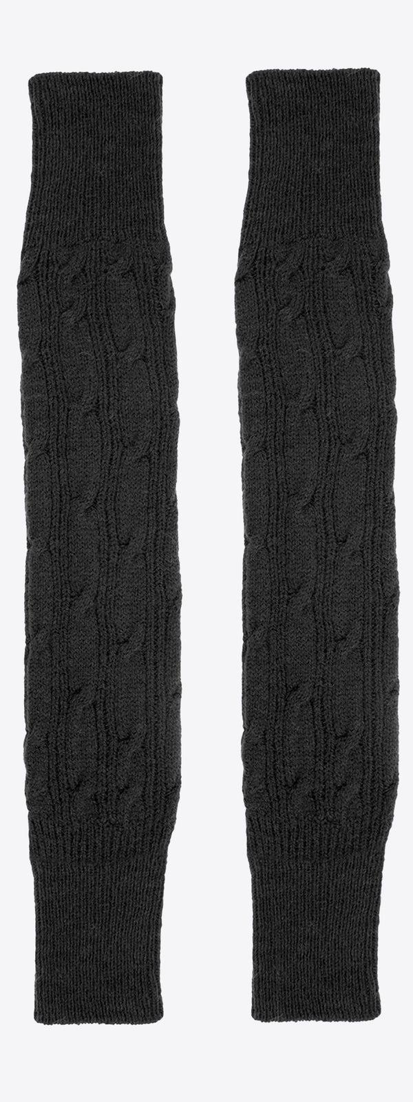 dries van noten Wool leg warmers BLACK