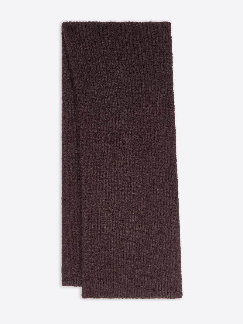 Dries Van Noten Wool Scarf DARK BROWN