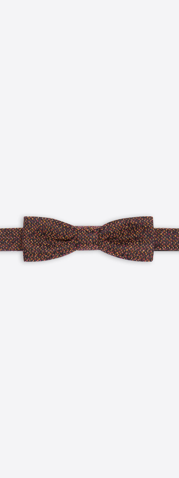 dries van noten Wool silk bow tie BURGUNDY
