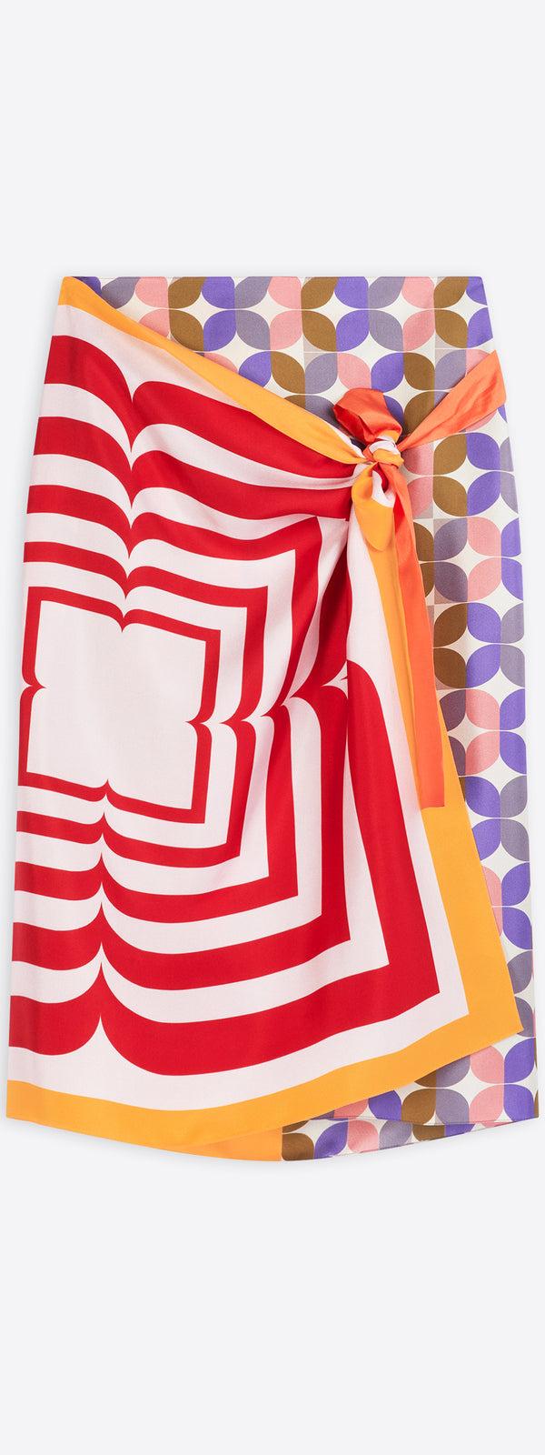 dries van noten Wrap scarf-skirt lpink