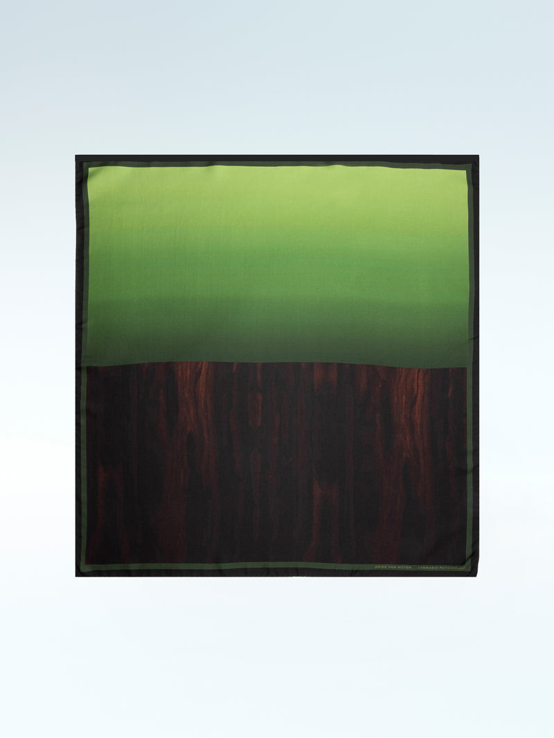 Dries Van Noten Foulard Cannabis Patchouli Dessin B