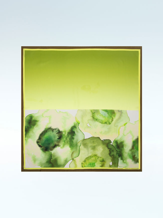 dries van noten Foulard Vanille Camouflage dessin m