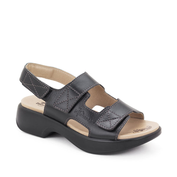 dromedaris Dakota Leather Adjustable Sandals
