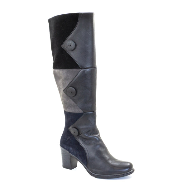dromedaris Gwyneth High Riding Leather & Suede Boot