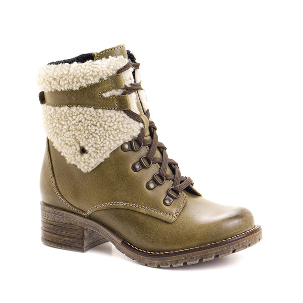 Dromedaris Kara Leather & Shearling Boot