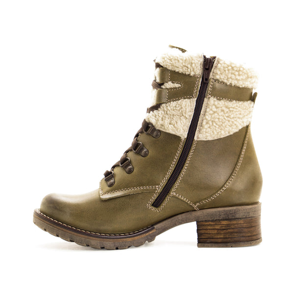 Dromedaris Kara Leather & Shearling Boot