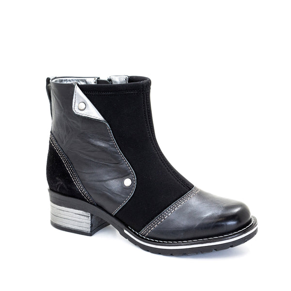 Dromedaris Kassia Leather & Neoprene Boot