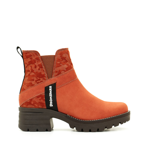 Dromedaris Katniss Nubuck Leather & Camo Boot