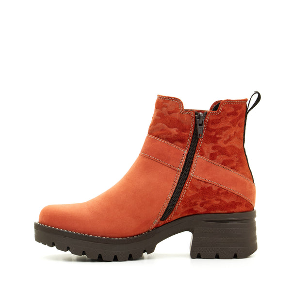 Dromedaris Katniss Nubuck Leather & Camo Boot