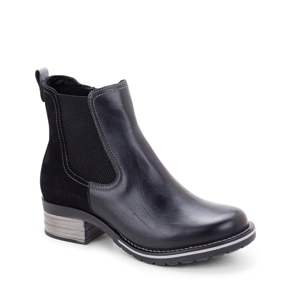 Dromedaris Kourtney Scrunched Leather Chelsea Boot