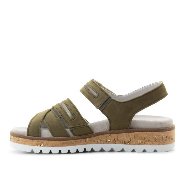 Dromedaris Ruby Leather Strappy Adjustable Sandals