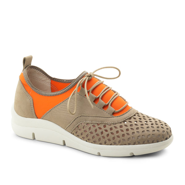 dromedaris Valene Perforated Leather Comfort Shoe