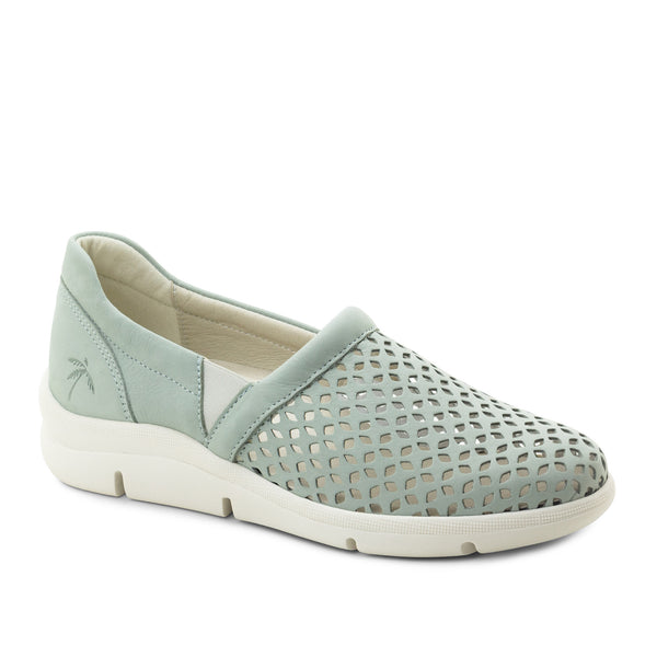 dromedaris Vicky Perforated Leather Slip-On