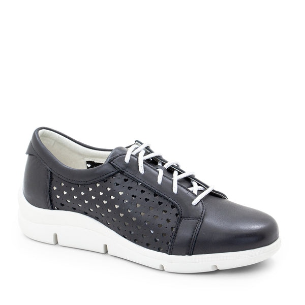 Dromedaris Vivian Perforated Leather Lace-Up Shoe