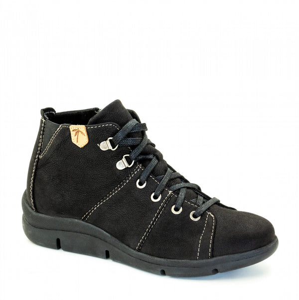 dromedaris Vonie Nubuck Leather Ankle Bootie