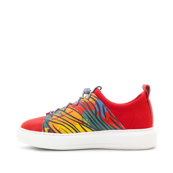 Dromedaris Oyster Bay Leather & Canvas Sneaker - Odessa Safari