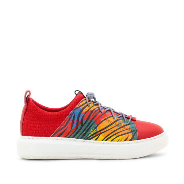 Dromedaris Oyster Bay Leather & Canvas Sneaker - Odessa Safari