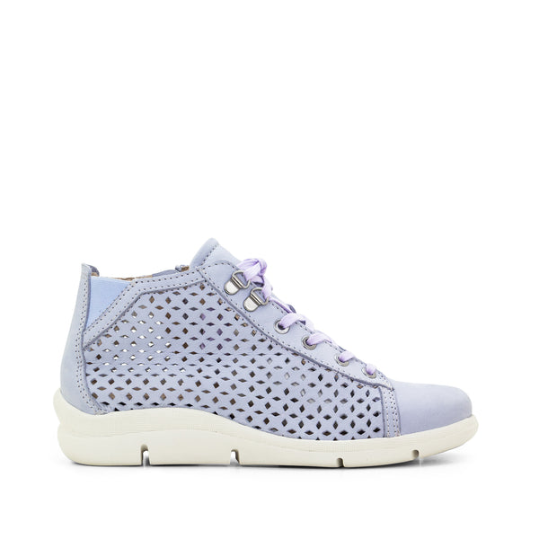 Dromedaris Victoria Perforated Leather Summer Bootie