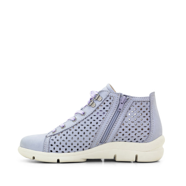 Dromedaris Victoria Perforated Leather Summer Bootie