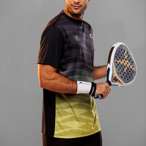 Drop Shot Sports Rayco Tee-Shirt - Black/Yellow