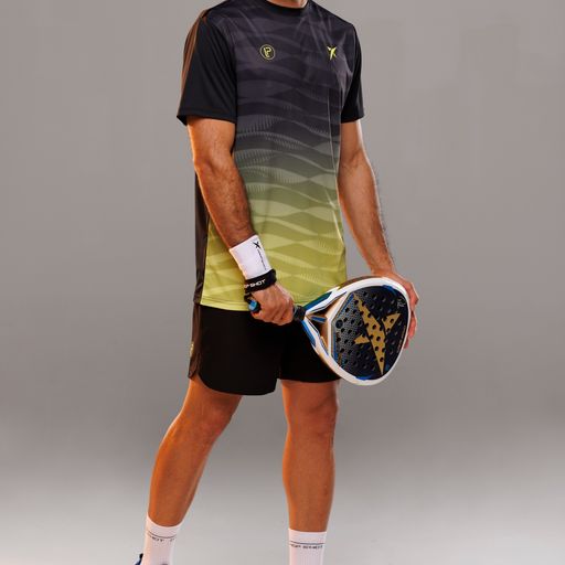 Drop Shot Sports Rayco Tee-Shirt - Black/Yellow