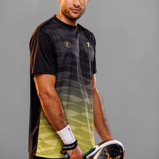 drop shot sports Rayco Tee-Shirt - Black/Yellow