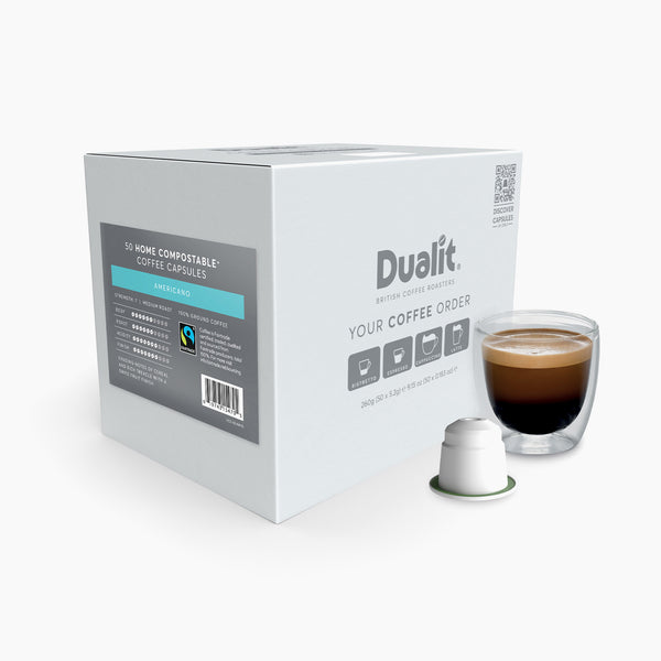 dualit Americano Home Compostable Coffee Pods