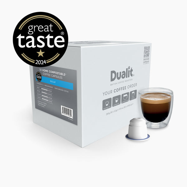 dualit Decaf Home Compostable Coffee Pods