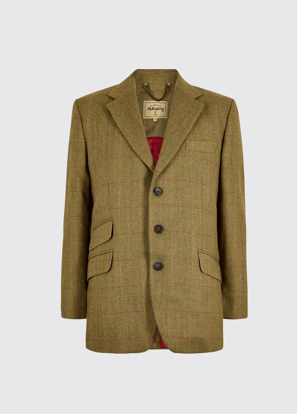 dubarry Ashmeadow Men's Three Button Tweed Jacket - Elm