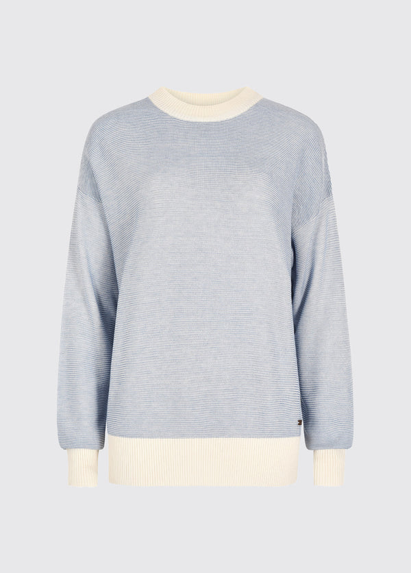 dubarry Carrick Women’s Bamboo Blend Sweater - Dusty Blue