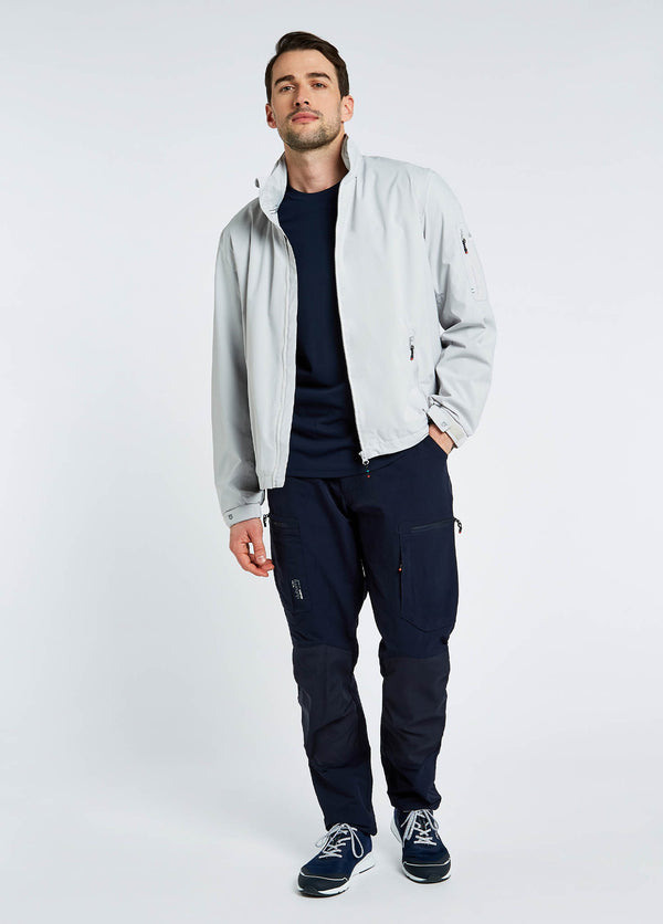 Dubarry Croatia Men's Fleece-lined Crew Jacket - Platinum