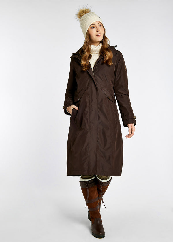 Dubarry Alderford Waterproof Coat - Mahogany
