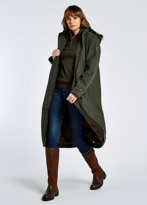 Dubarry Alderford Waterproof Coat - Pesto