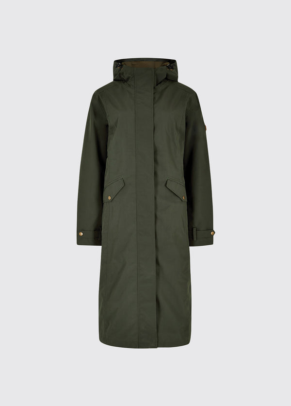 dubarry Alderford Waterproof Coat - Pesto