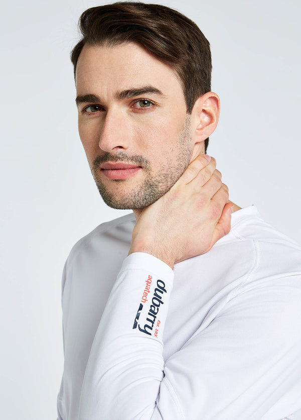 Dubarry Ancona Mens Long-Sleeved T-Shirt - White