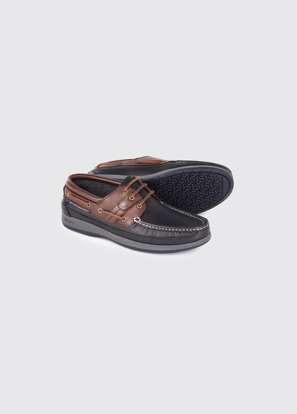 Dubarry Atlantic Deck Shoe - Navy/Mahogany