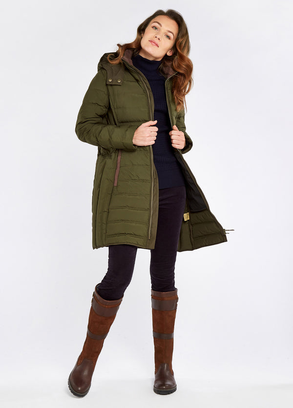 Dubarry Ballybrophy Quilted Jacket - Olive
