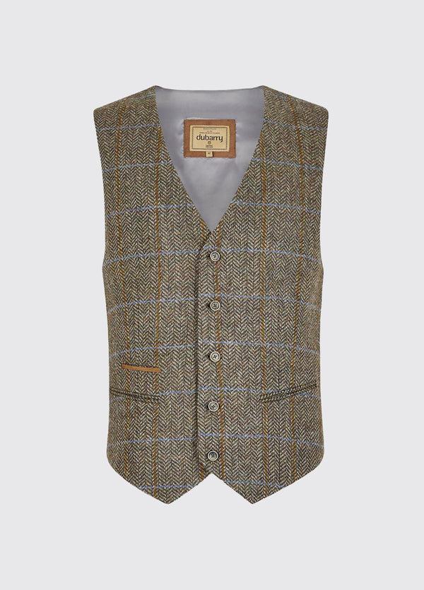 dubarry Ballyshannon Tweed Waistcoat - Woodbine