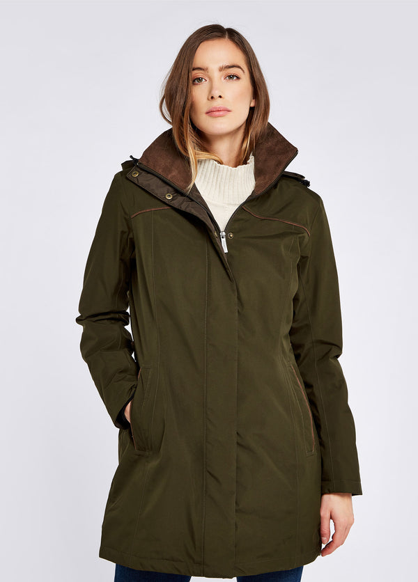 Dubarry Beaufort Travel Coat - Olive