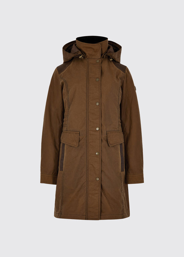 dubarry Blacklion Waxed Cotton Jacket - Cigar