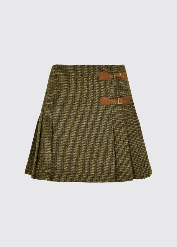 dubarry Blossom Tweed Skirt - Heath