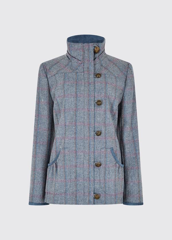 dubarry Bracken Tweed Jacket - Denim Haze