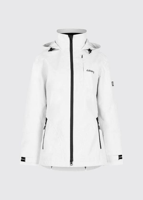 dubarry Capeclear Waterproof Jacket - White
