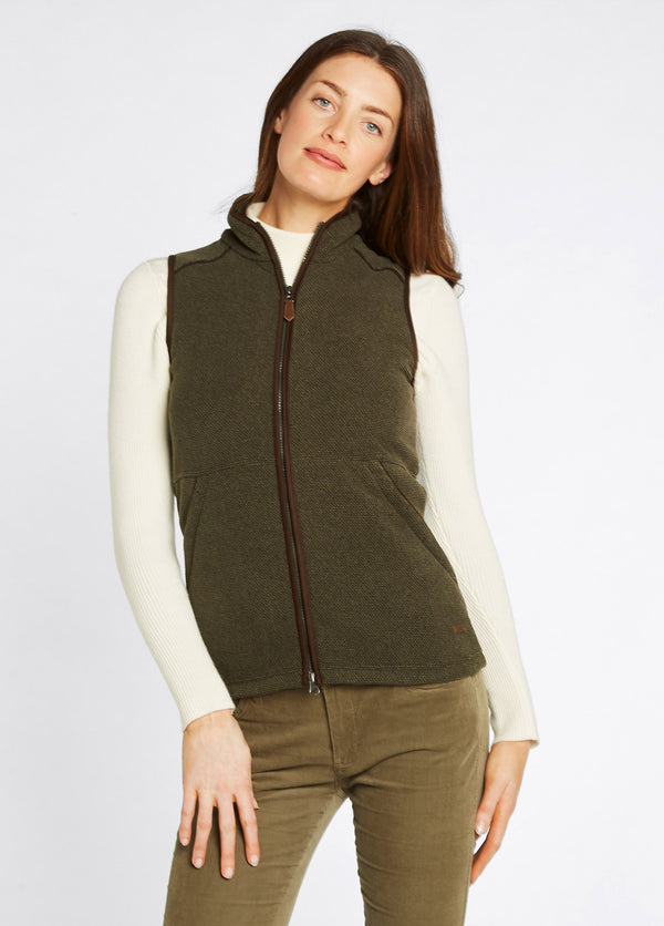 Dubarry Carbury Women's Fleece Gilet - Olive