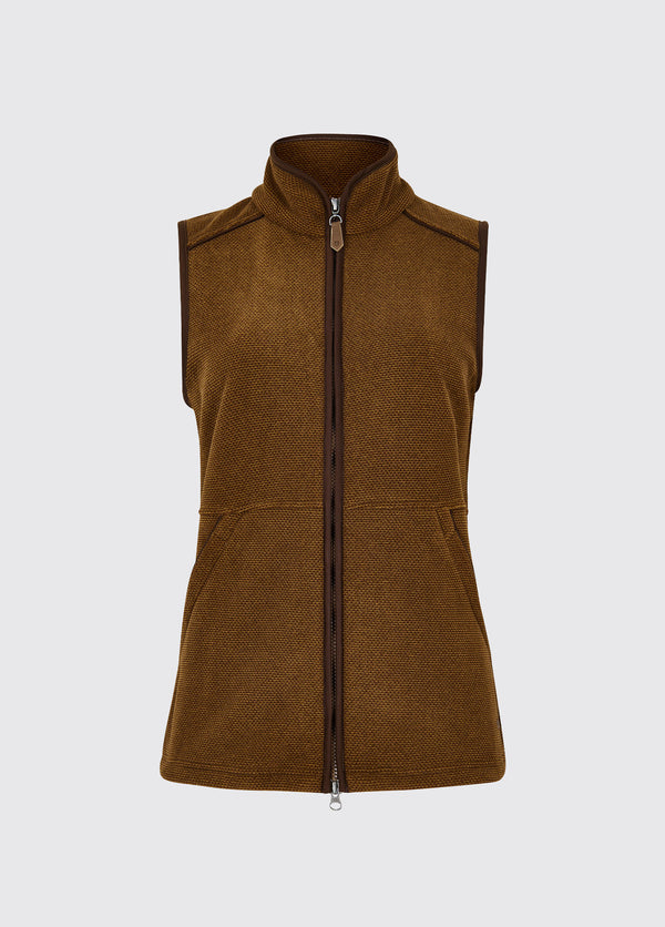 dubarry Carbury Women's Fleece Gilet - Walnut