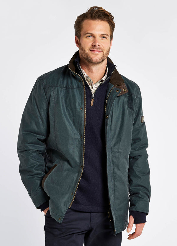 Dubarry Carrickfergus Wax Jacket - Dark Pebble